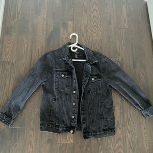 Black distressed Grunge Denim Jacket
